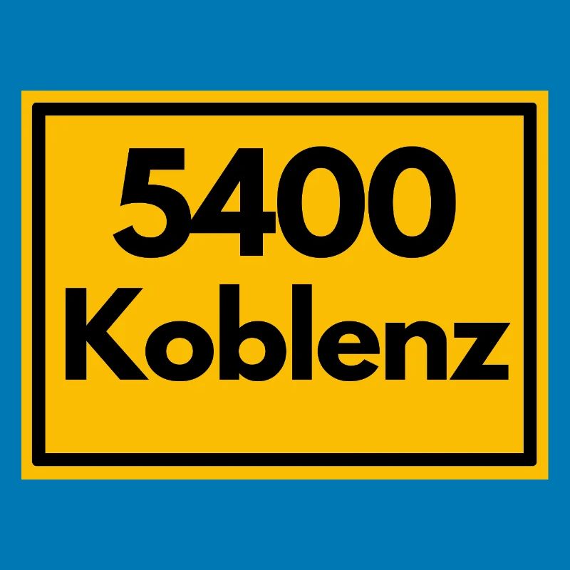 OLD POSTCODE POSTCODE RETRO 5400 KOBLENZ GERMAN
