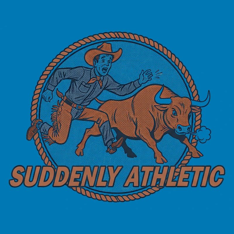 Plötzlich Athletisches Rodeo