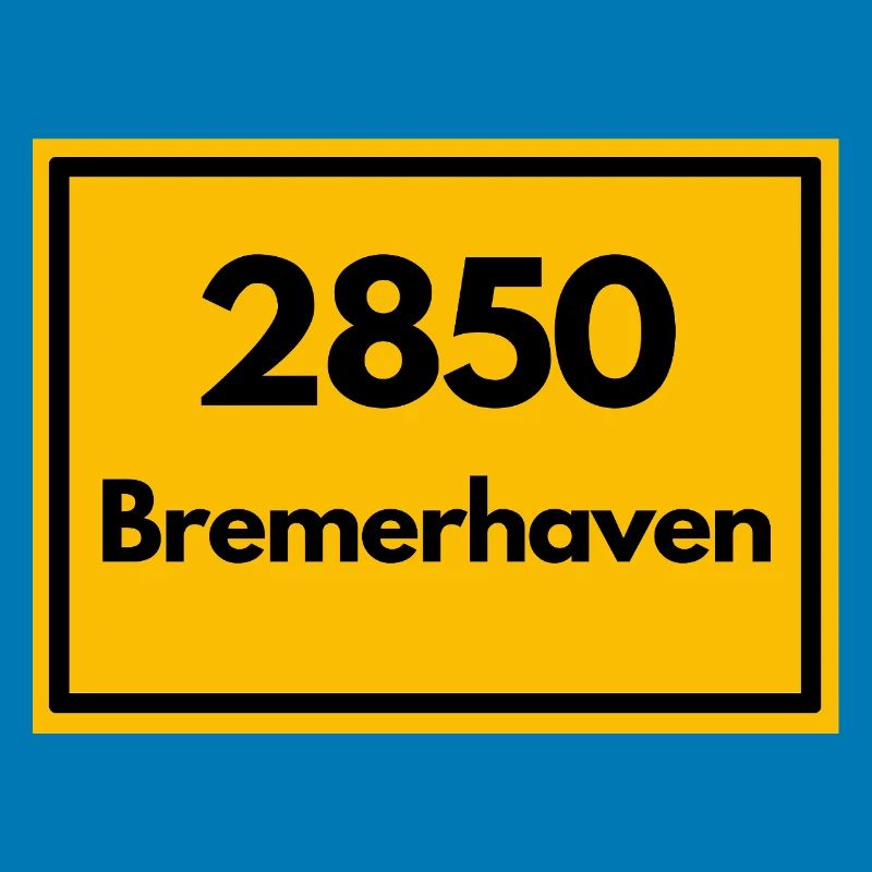 OLD POSTCODE POSTCODE RETRO 2850 BREMERHAVEN HAFEN