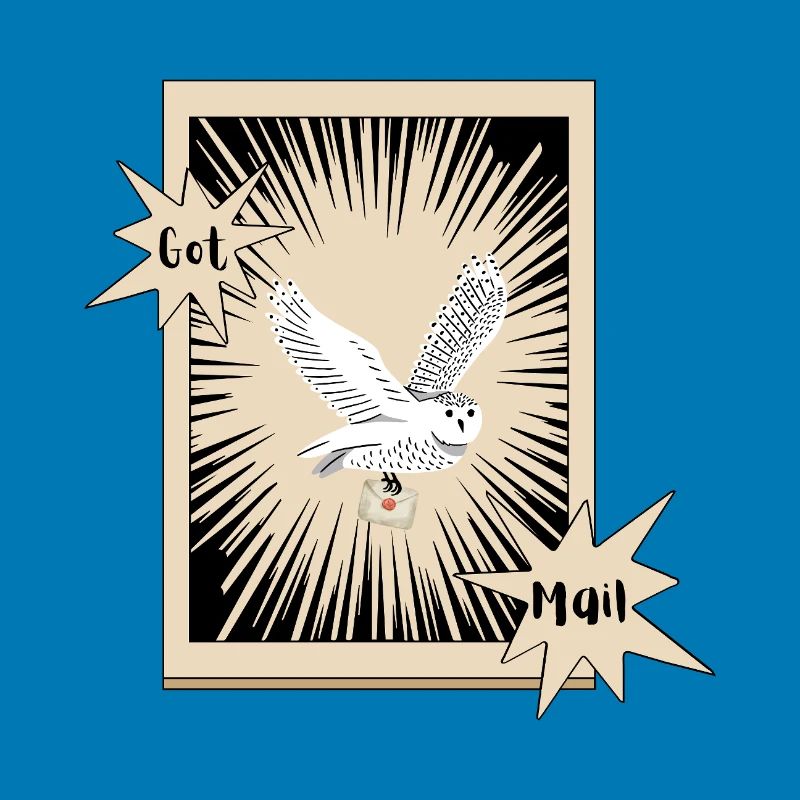 Got Mail Owl Briefeule Schneeeule