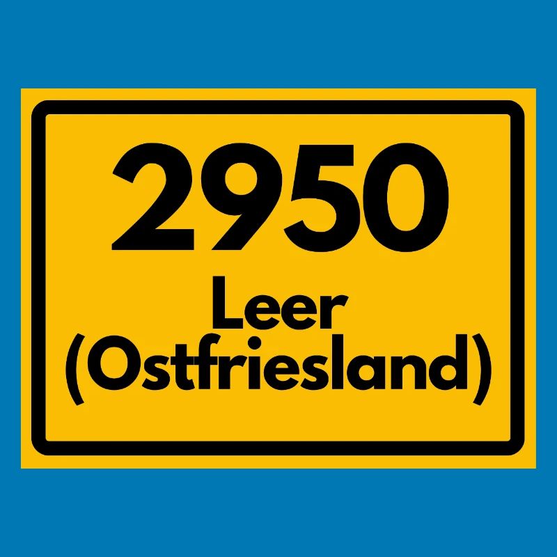 OLD POSTCODE ZIP CODE RETRO 2950 LEER EAST FRISIA