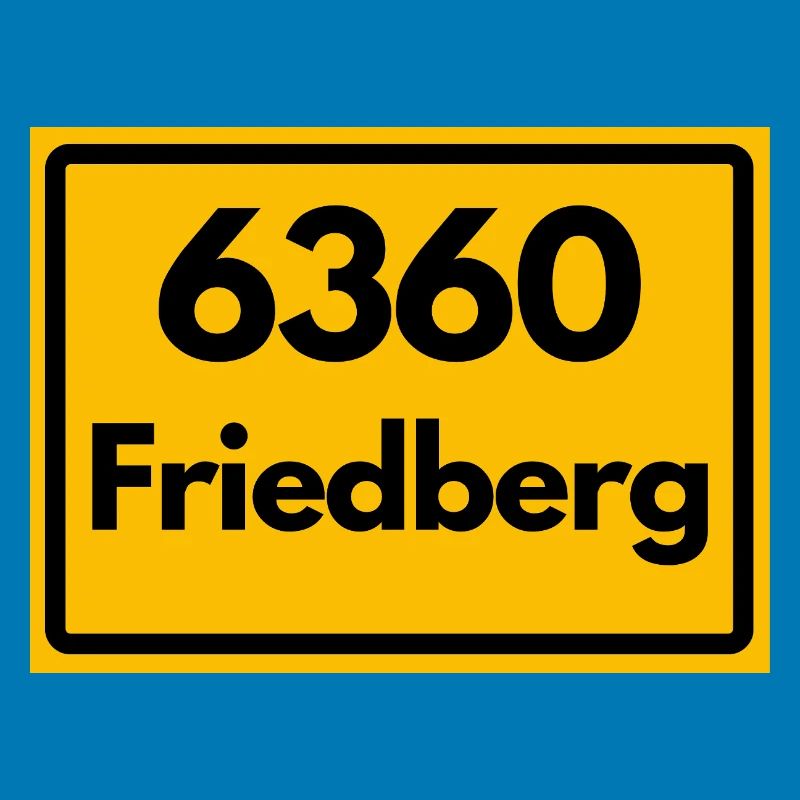 OLD POSTCODE ZIP CODE RETRO 6360 FRIEDBERG HEIMAT