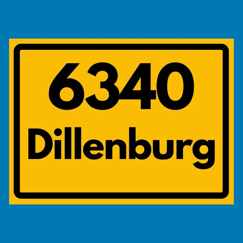 OLD POSTCODE POSTCODE RETRO 6340 DILLENBURG HEIMAT