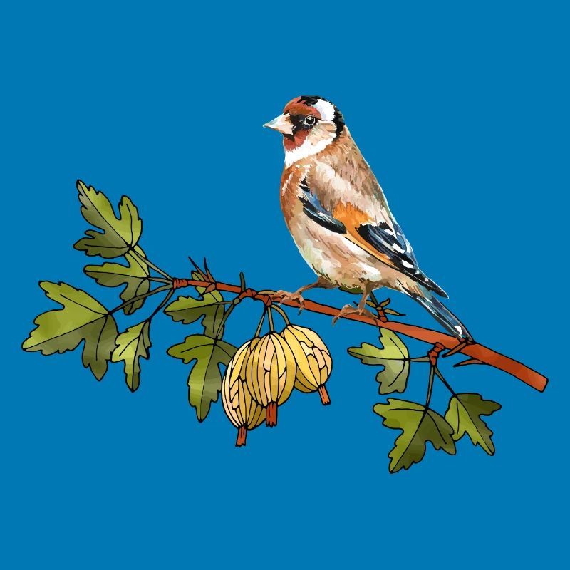 Bunter Vogel