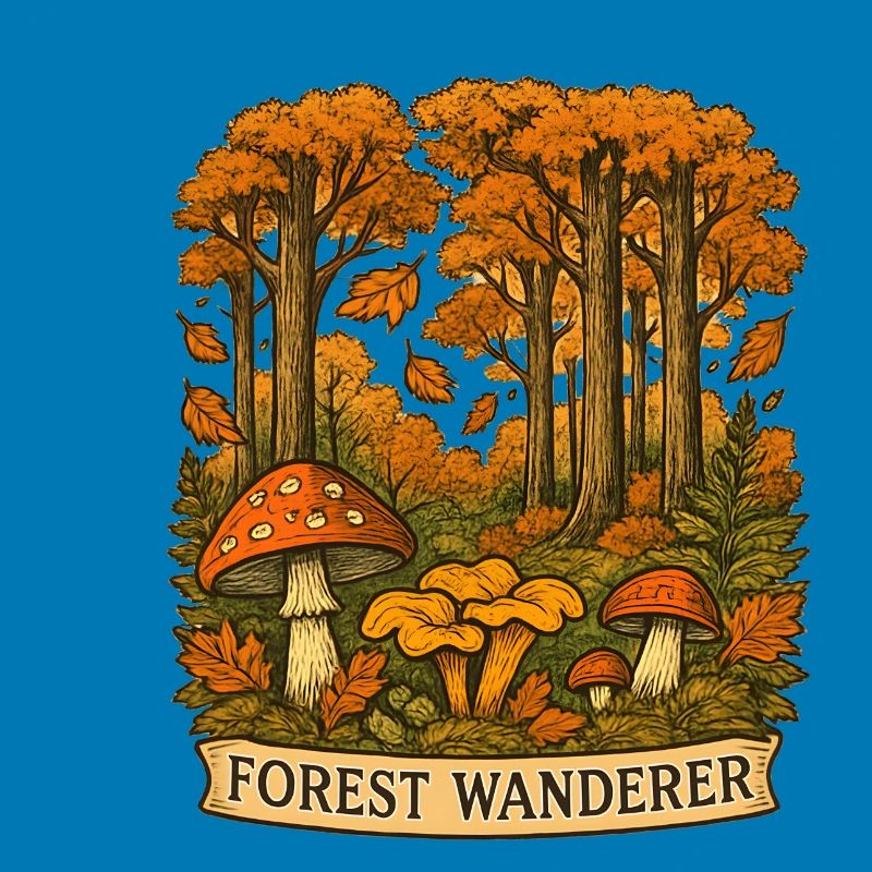 Waldwanderer Herbstpfad