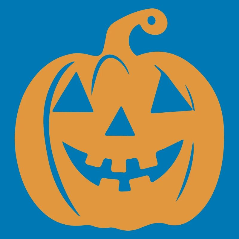 Pumpkin Face Halloween Pattern