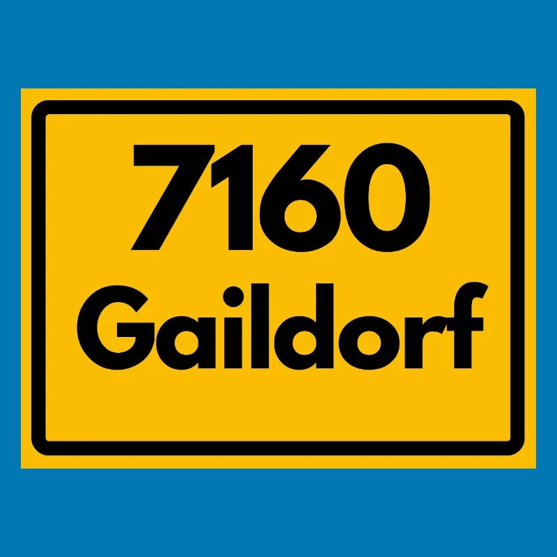 OLD POSTCODE POSTCODE RETRO 7160 GAILDORF HEIMAT