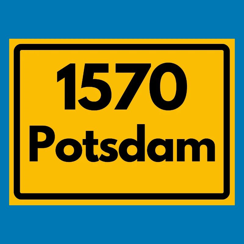 OLD POSTCODE POSTCODE RETRO 1570 POTSDAM HEIMAT