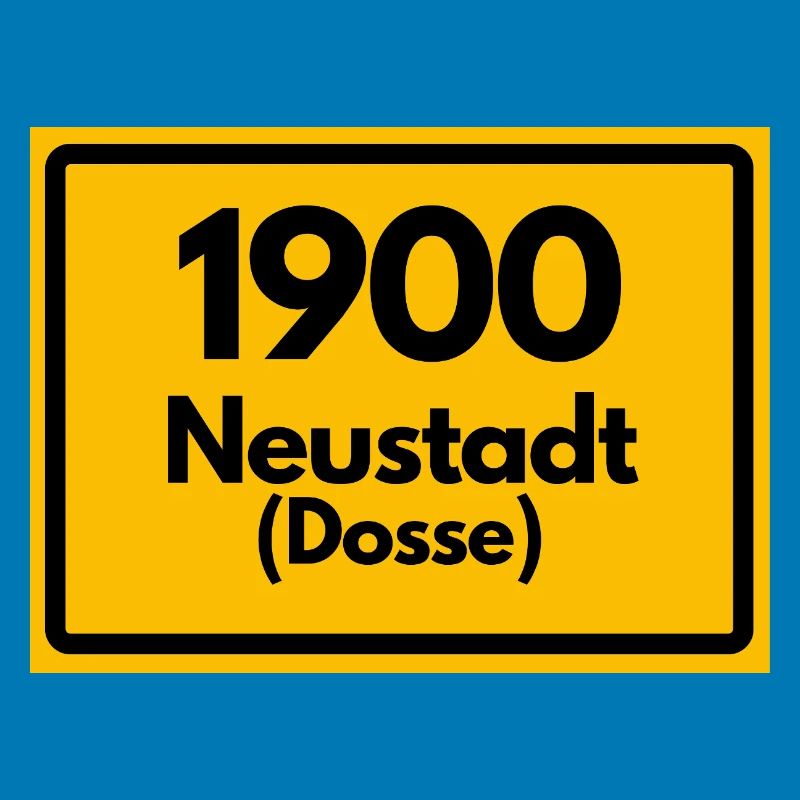 OLD POSTCODE ZIP CODE RETRO 1900 NEUSTADT DOSSE