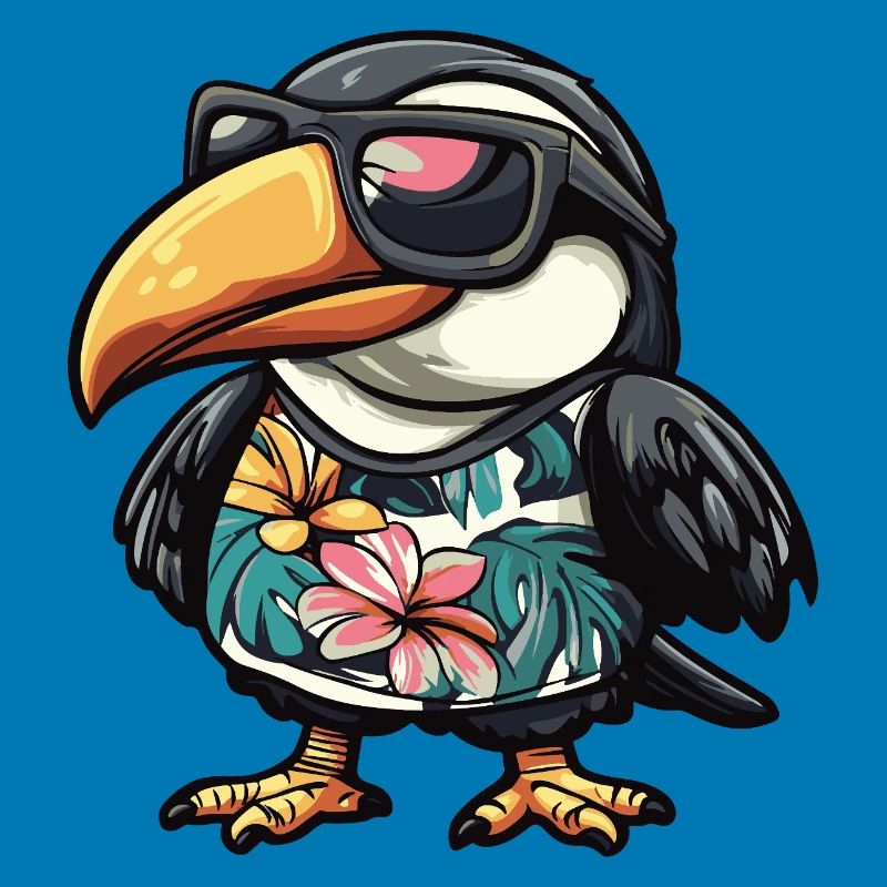 Tukan Vogel Comic Urlaub
