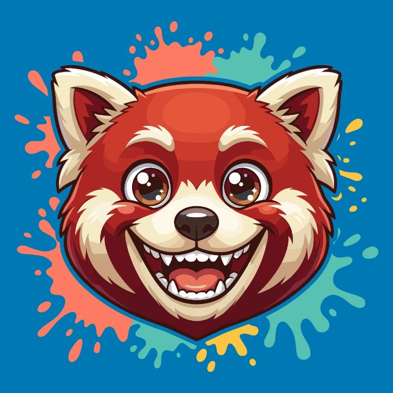 Roter Panda Spritzer