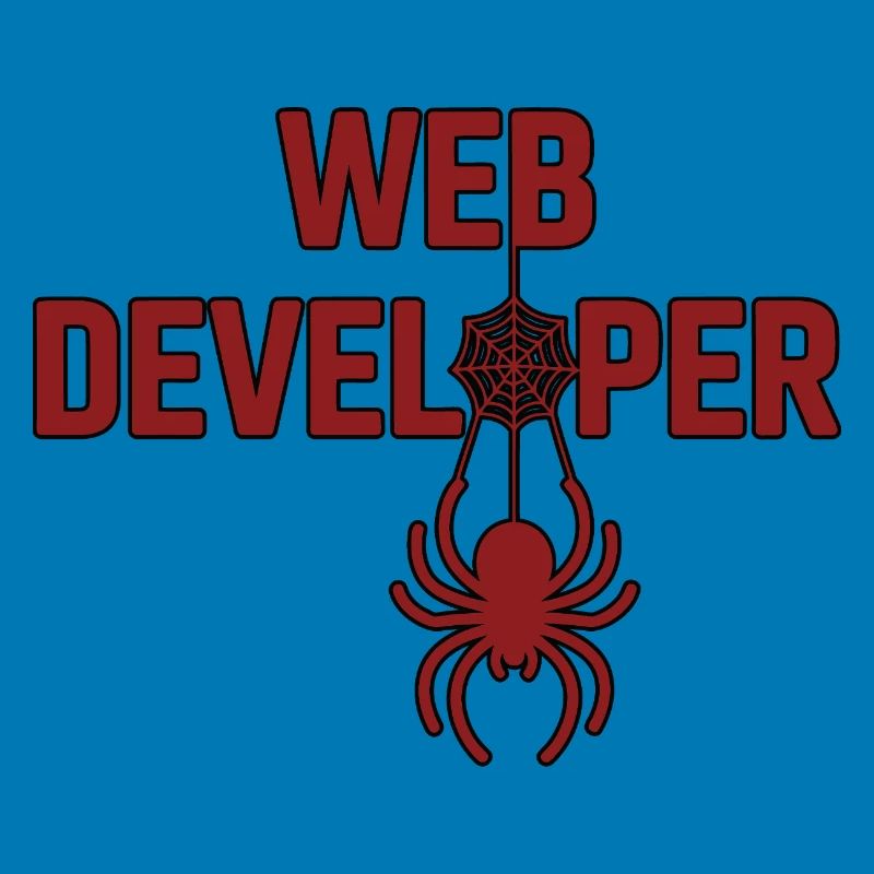 Web Developer Spider Logo Shirt