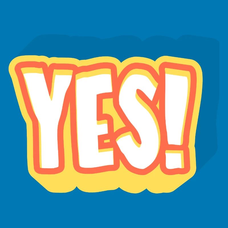 Yes! Bright Pop-Yes design