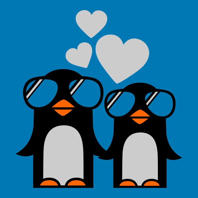 penguins fallen in love - pinguine