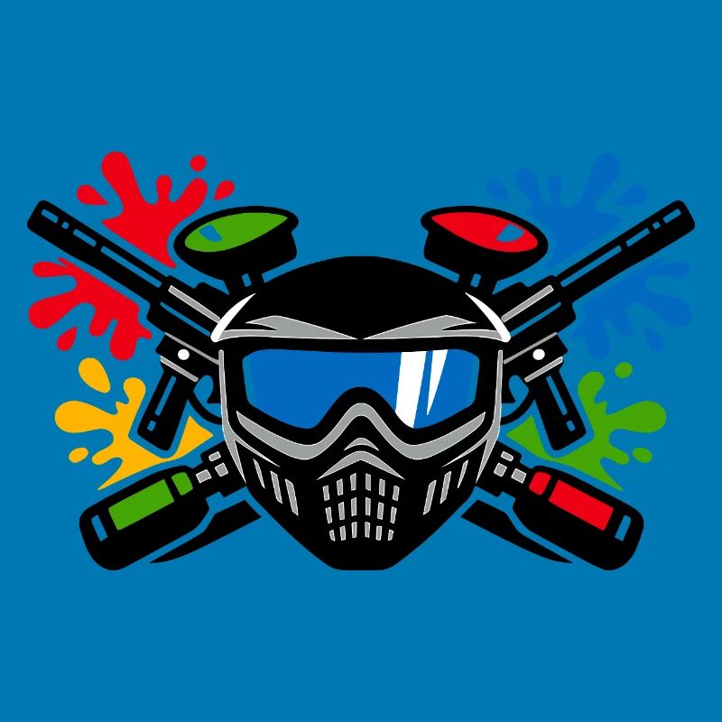 Graffiti-Helm mit Farbspritzer
