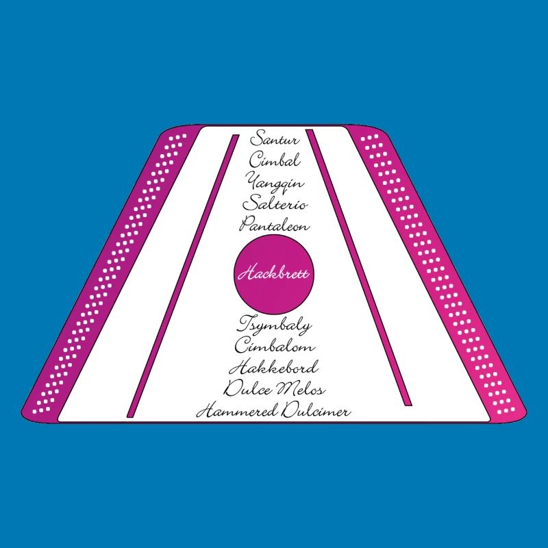 Hackbrett lila pink