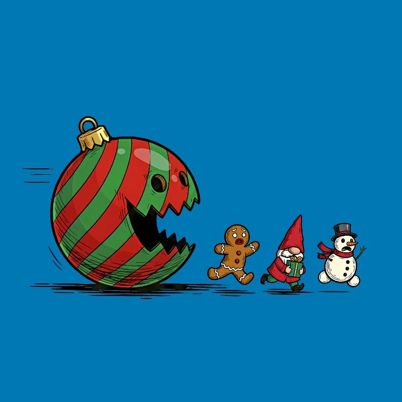 Verschlingende Weihnachtskugel Ornament
