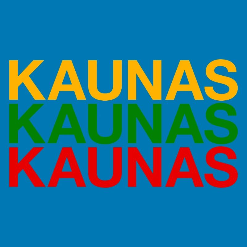 KAUNAS Lithuania Flag Litauen