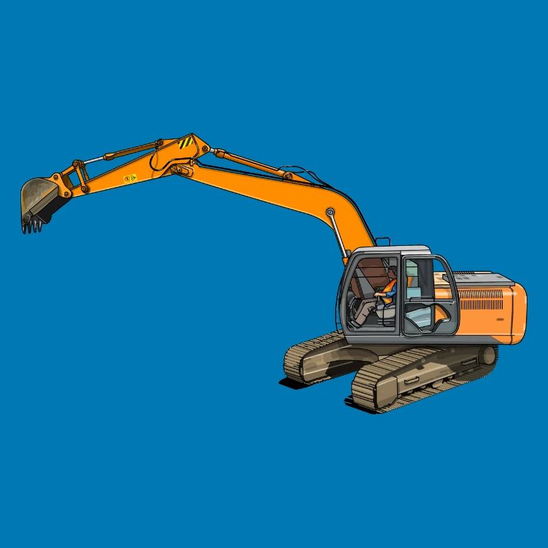 Löffelbagger greift ein