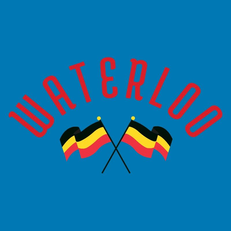Waterloo Belgiska Flaggor