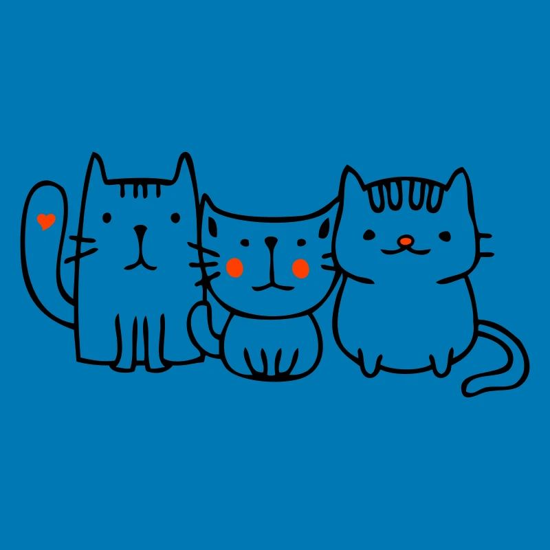 three little cats