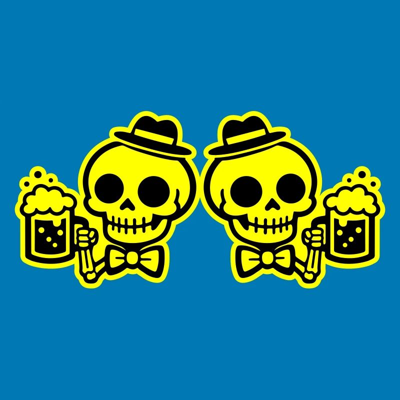Skelett Bier Team Junggesellen