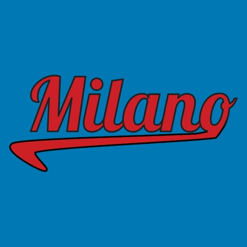 Milano Script Emblem Swoosh