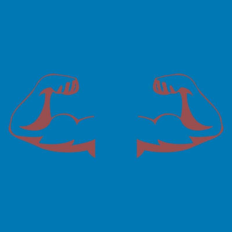 Powerful Arms Silhouette