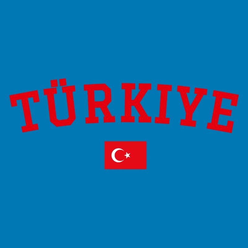Turkey Flag Design Red