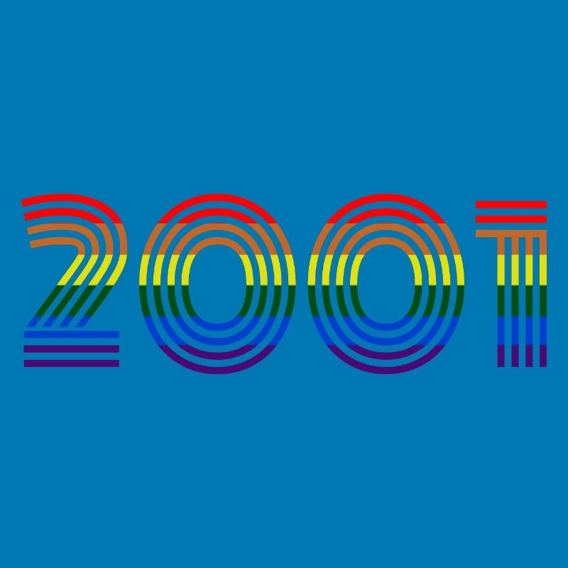 Retro Regenbogen 2001 Design