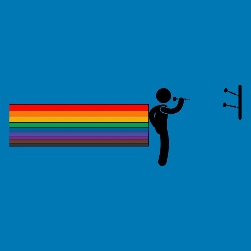 Rainbow Darter – Throw with Pride