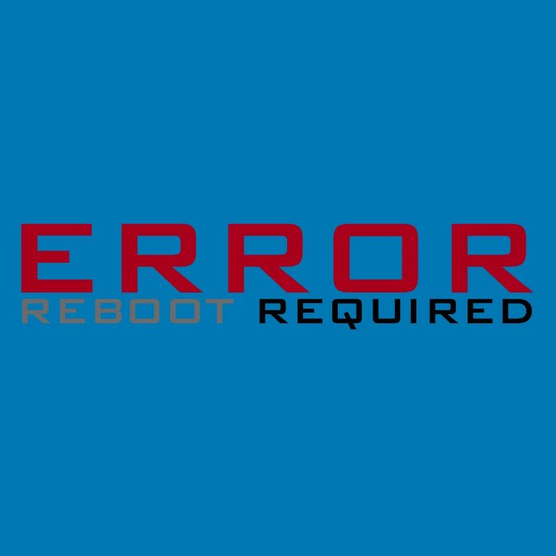 Error: Reboot required