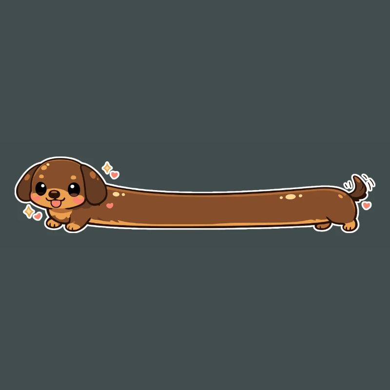 Long, teckel mignon