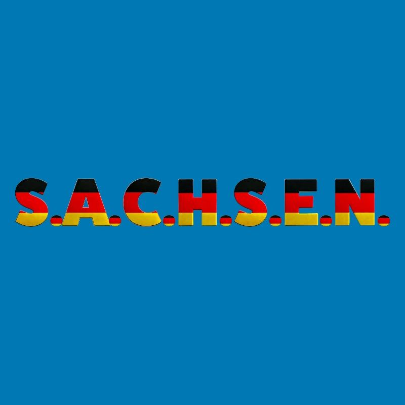 Saxony Germany Dresden Leipzig Flag German