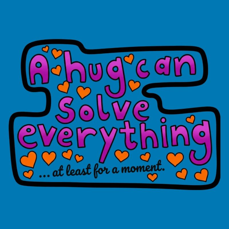 A hug can help