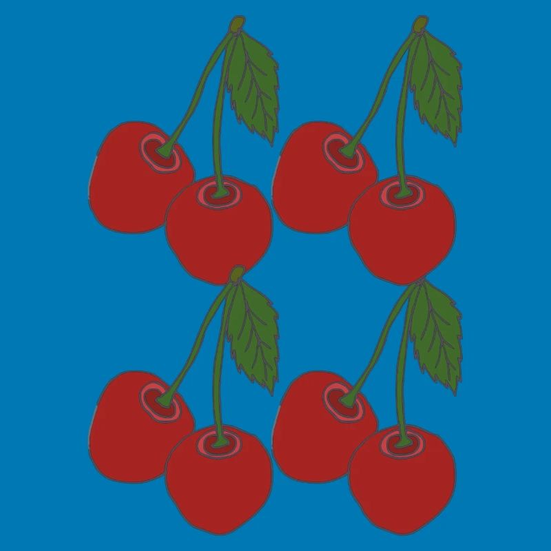 Cherries 4-fold