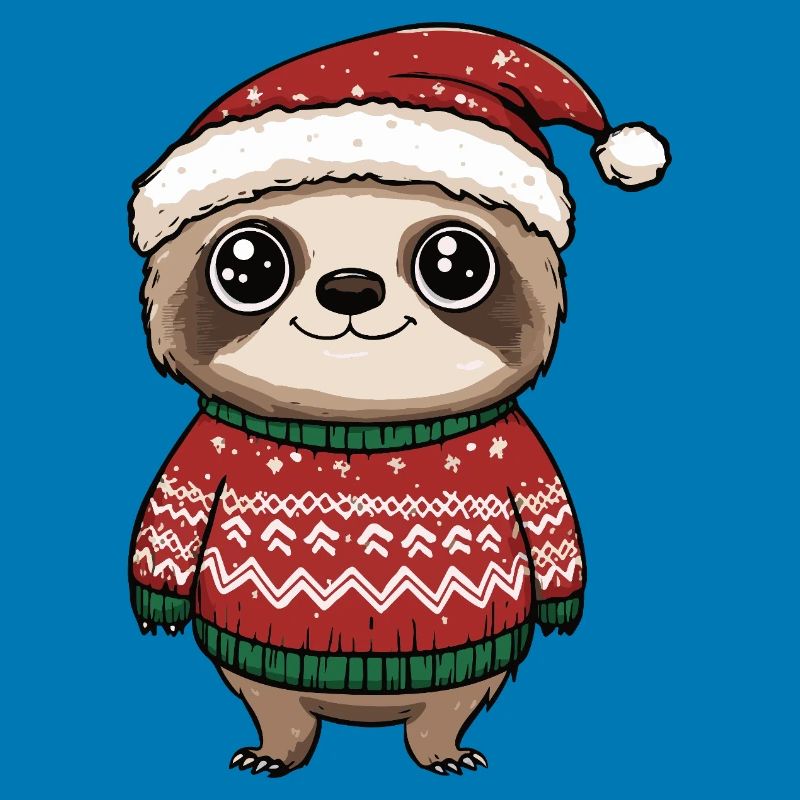 Faultier Weihnachten