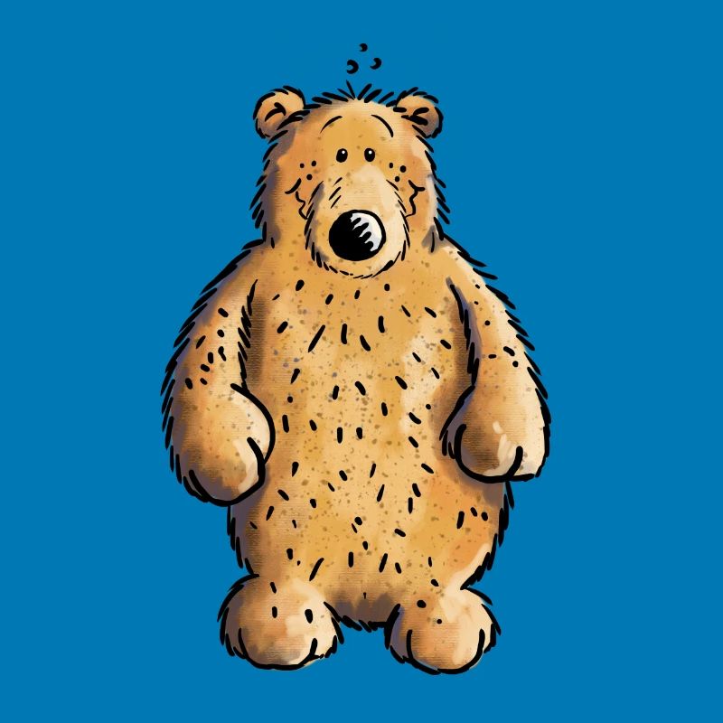 Dicker Braunbär - Bär - Teddy - Comic