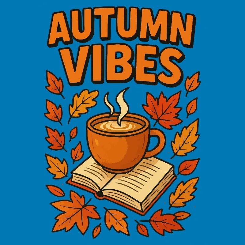 Herbstvibes Kaffee und Buch