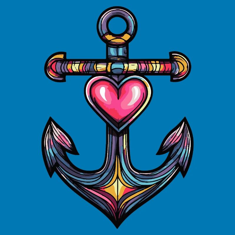Anker Symbol Herz