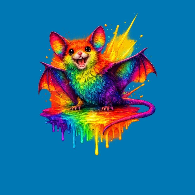 Rainbow Bat Splash