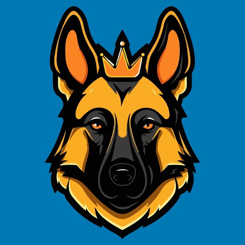 Schäferhund Hund Krone