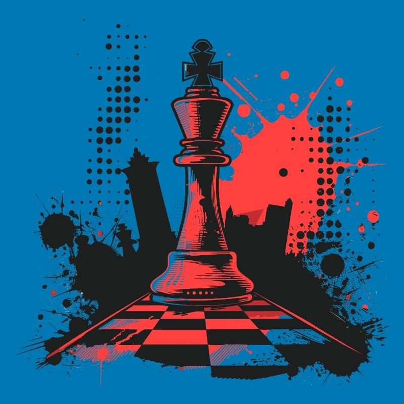Chess Pieces Graffiti