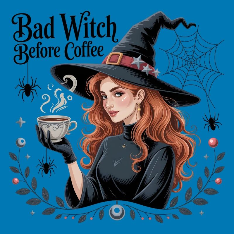 Böse Hexe vor dem Kaffee, Bad Witch Before Coffee