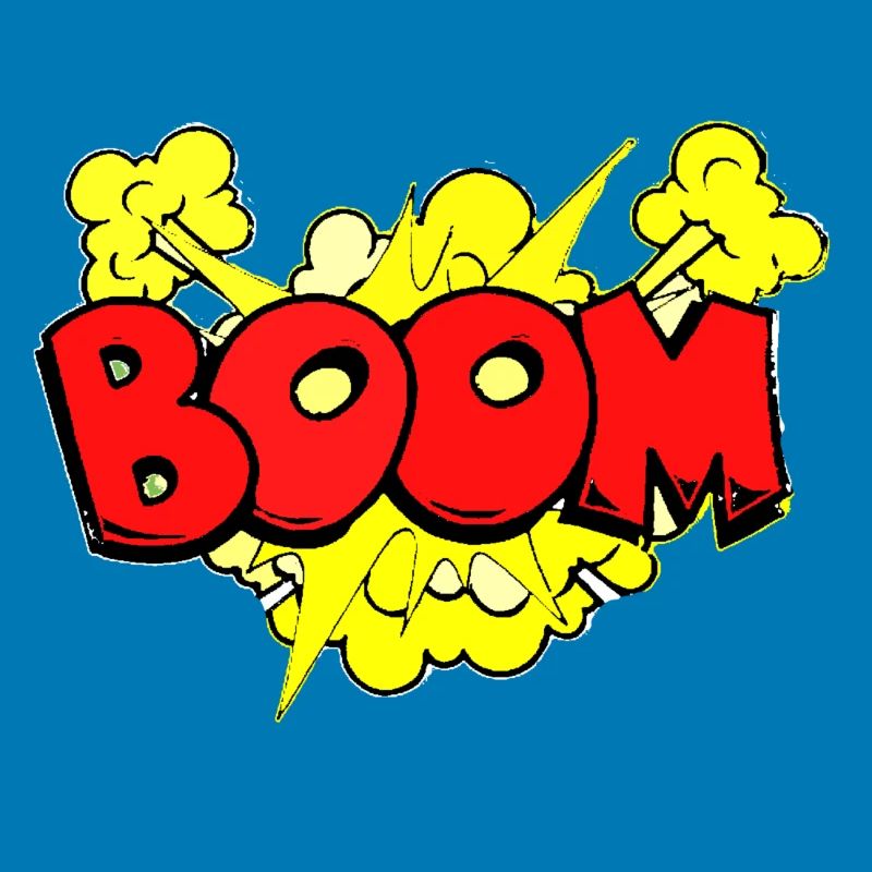Dynamische Bombenexplosion Illustration
