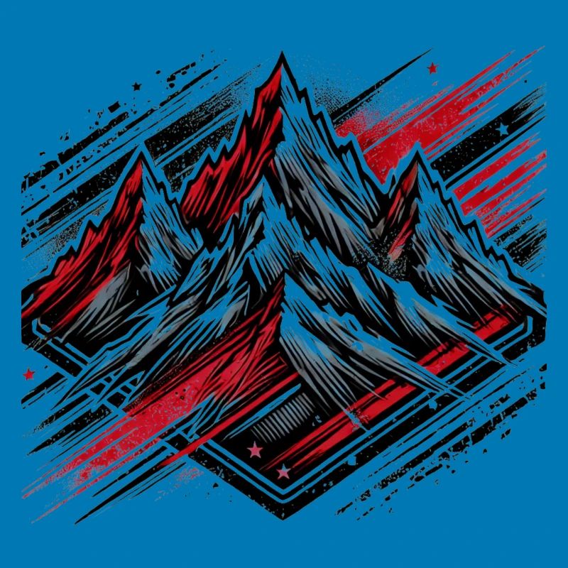 Schroffe Berge