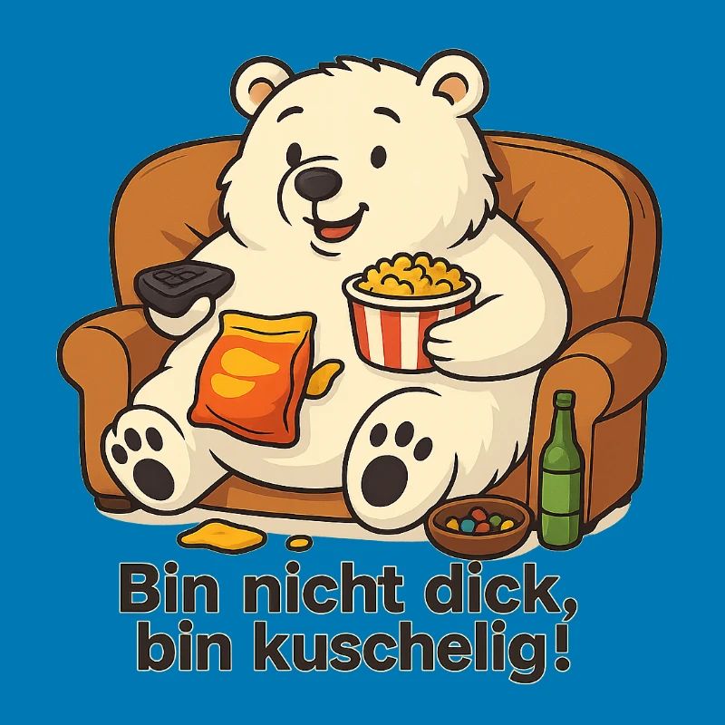 Dicker Eisbär - Bin nicht dick, bin Kuschelig!