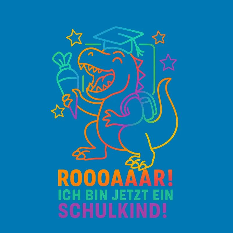 Dino Einschulung | Rooaaar! Ich bin ein Schulkind