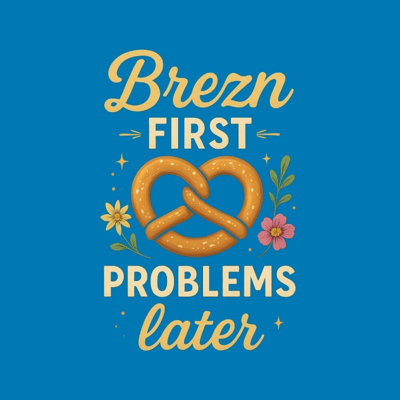 Brezn_first _Problems_later_Lustiges_Party_Shir