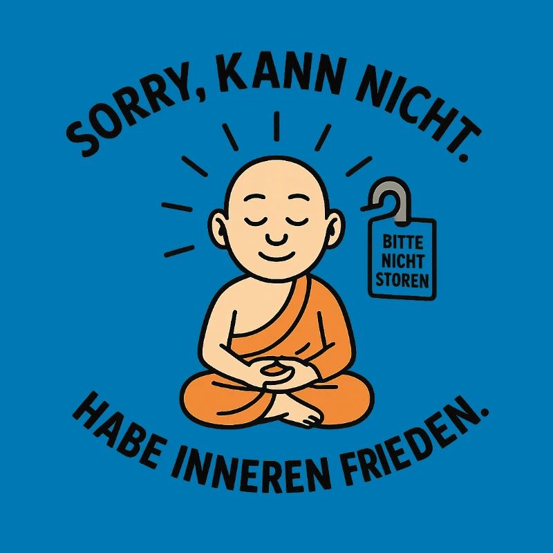 Innerer Frieden Mönch Spruch